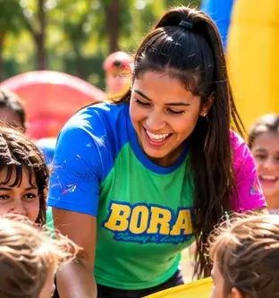 Atividade lúdica em grupo com o Bora!